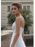 Ivory Lace Organza Scalloped Wedding Dress